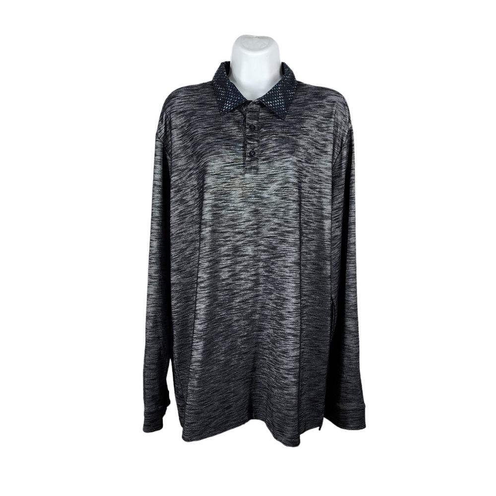 STONE ROSE FLAME KNIT LONG SLEEVE SHIRT